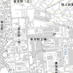 534040 習志野（ならしの Narashino）, 地形図