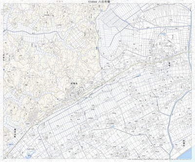 534044 八日市場（ようかいちば Yokaichiba）, 地形図