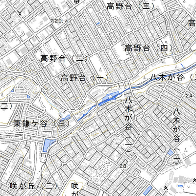 534050 白井（しろい Shiroi）, 地形図