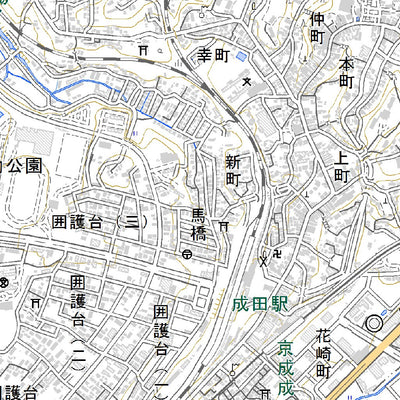 534052 成田（なりた Narita）, 地形図