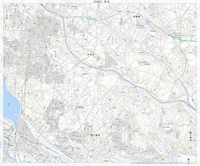 534071 牛久（うしく Ushiku）, 地形図
