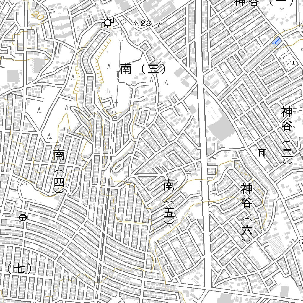 534071 牛久（うしく Ushiku）, 地形図 Map by Pacific Spatial 
