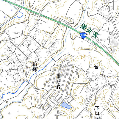 534072 江戸崎（えどさき Edosaki）, 地形図