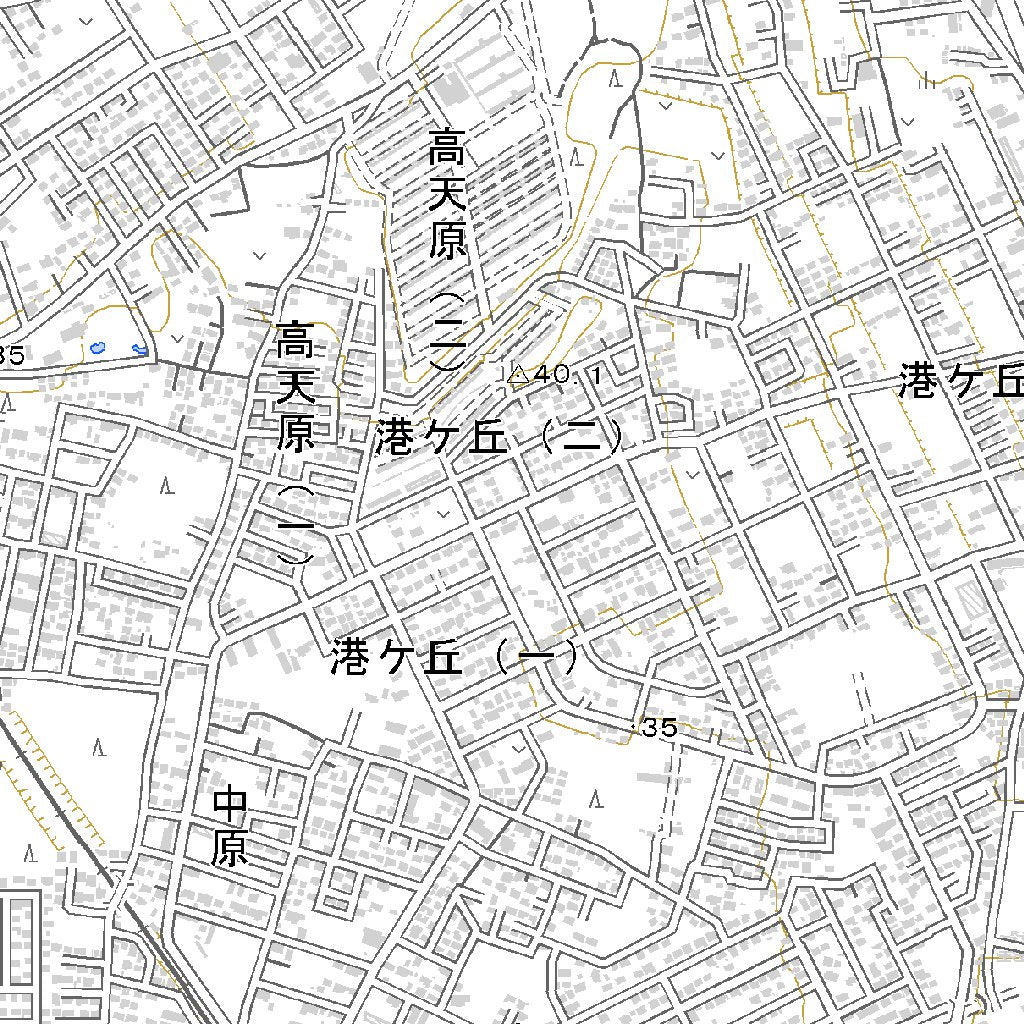 534075 常陸鹿島（ひたちかしま Hitachikashima）, 地形図 Map by 