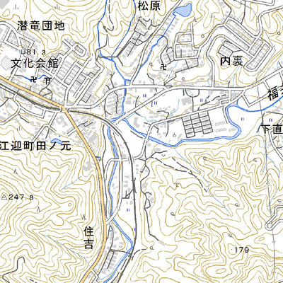 492975 江迎（えむかえ Emukae）, 地形図