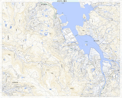 492976 楠久（くすく Kusuku）, 地形図
