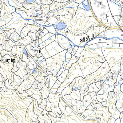 492976 楠久（くすく Kusuku）, 地形図