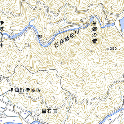503000 相知（おうち Ochi）, 地形図