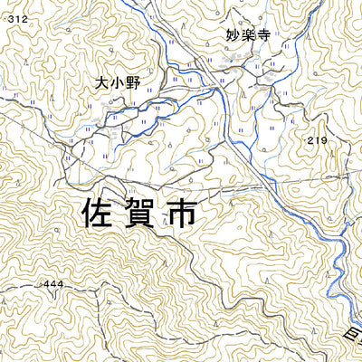 503002 広滝（ひろたき Hirotaki）, 地形図