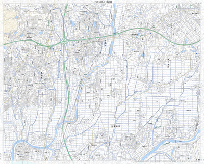 503004 鳥栖（とす Tosu）, 地形図