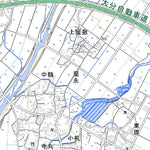 503005 田主丸（たぬしまる Tanushimaru）, 地形図