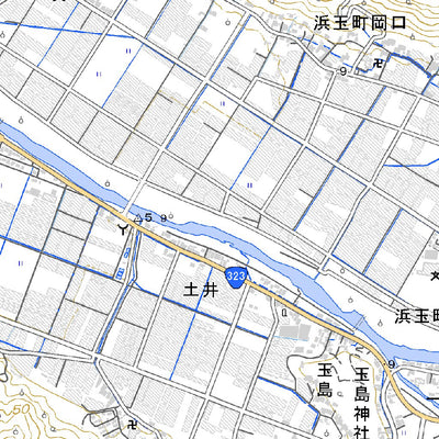 503010 浜崎（はまさき Hamasaki）, 地形図