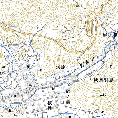 503015 甘木（あまぎ Amagi）, 地形図
