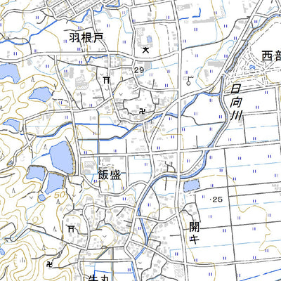 503022 福岡西南部（ふくおかせいなんぶ Fukuokaseinambu）, 地形図
