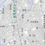 503023 福岡南部（ふくおかなんぶ Fukuokanambu）, 地形図