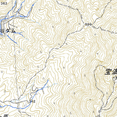 503024 太宰府（だざいふ Dazaifu）, 地形図