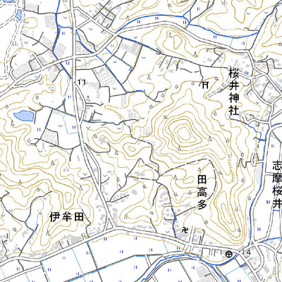 503031 宮浦（みやのうら Miyanora）, 地形図