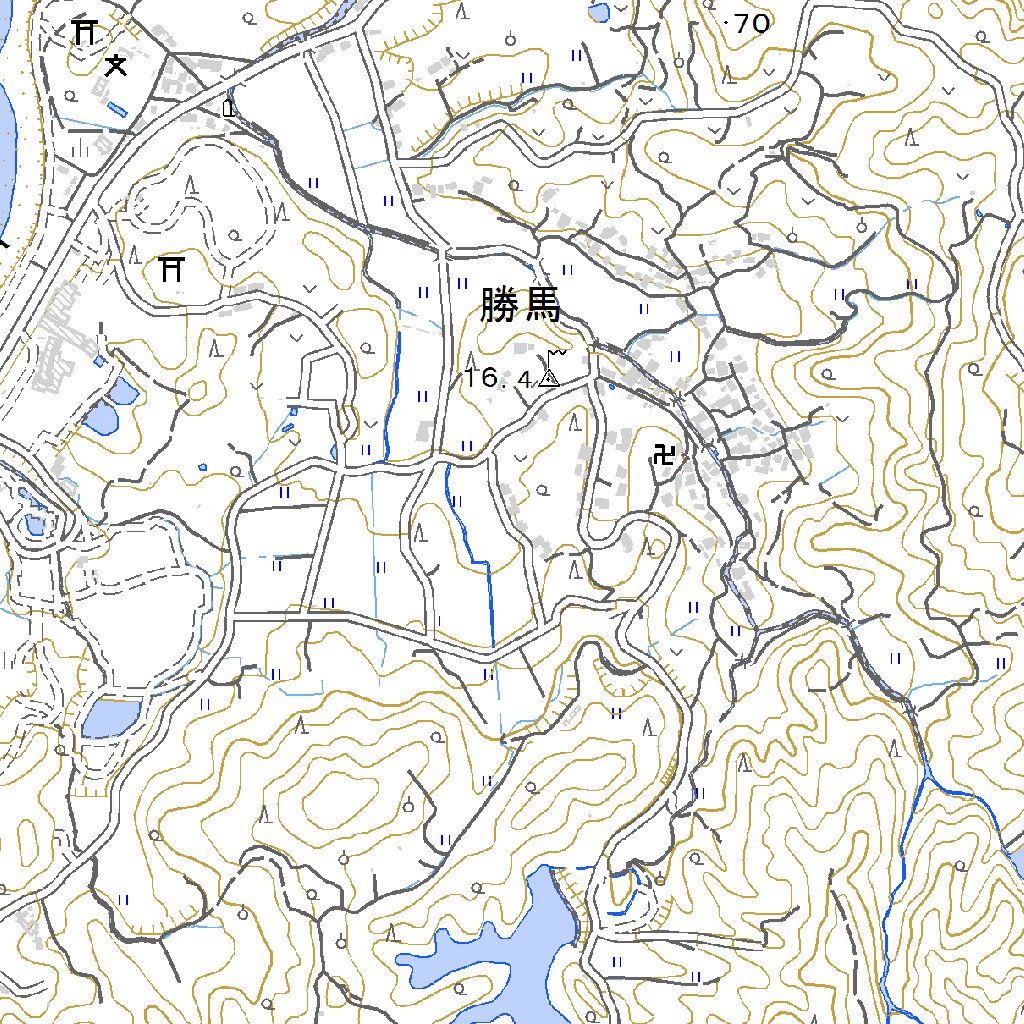 503042 志賀島（しかしま Shikashima）, 地形図 Map by Pacific 