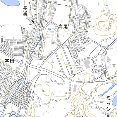 503045 直方（のおがた Nogata）, 地形図