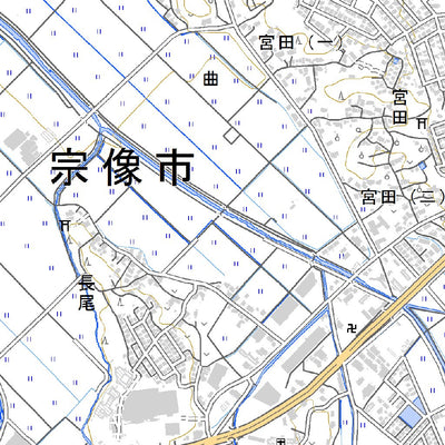 503054 筑前東郷（ちくぜんとうごう Chikuzentogo）, 地形図