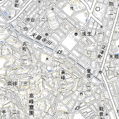 503066 八幡（やはた Yahata）, 地形図