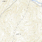 503100 裏耶馬溪（うらやばけい Urayabakei）, 地形図