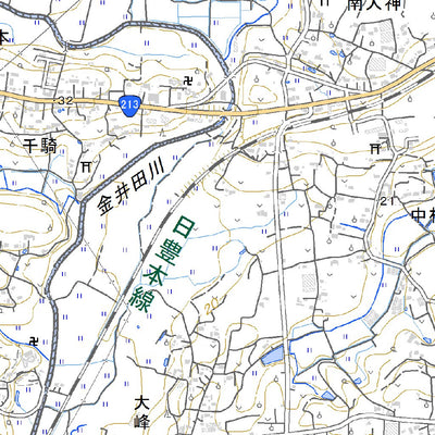 503104 杵築（きつき Kitsuki）, 地形図