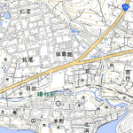 503104 杵築（きつき Kitsuki）, 地形図