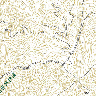 503120 下河内（しもかわち Shimokawachi）, 地形図