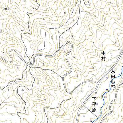 503124 両子山（ふたごさん Futagosan）, 地形図