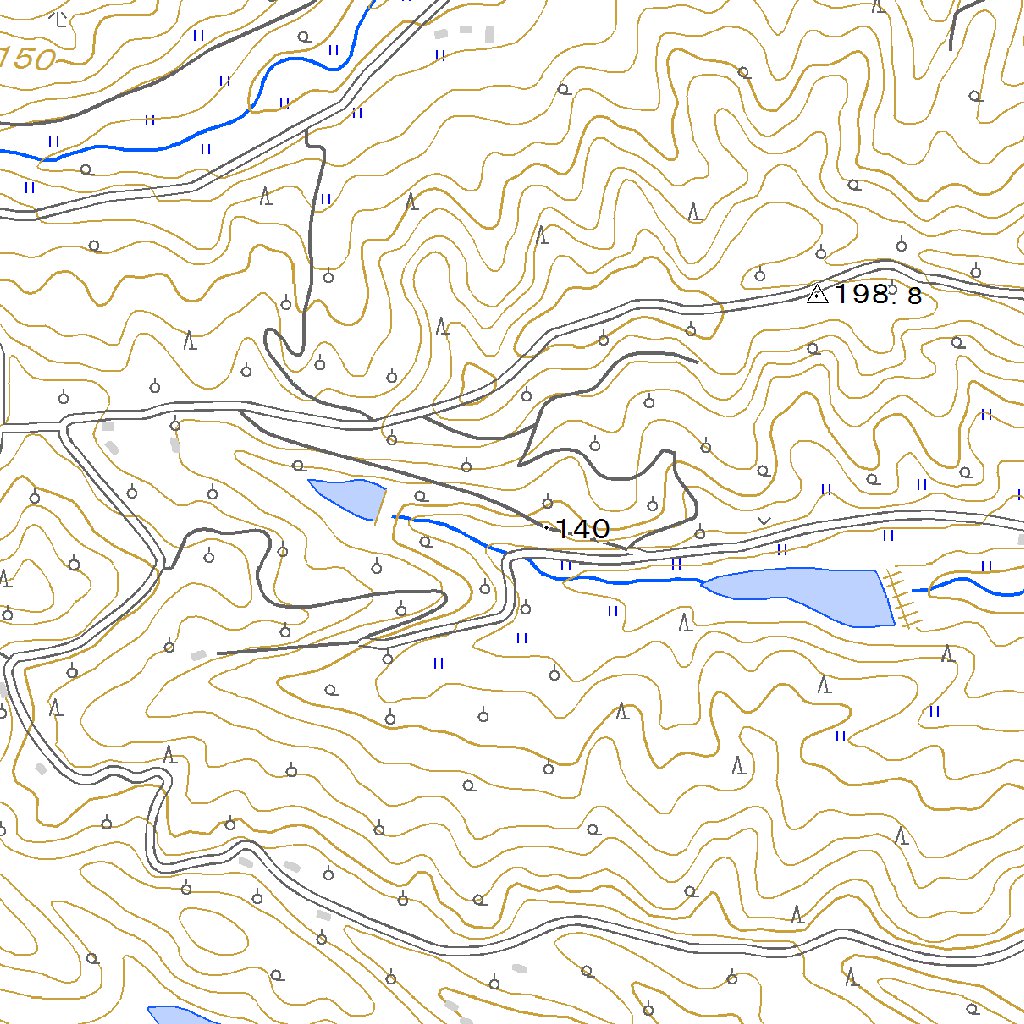 503125 鶴川（つるがわ Tsurugawa）, 地形図 Map by Pacific Spatial
