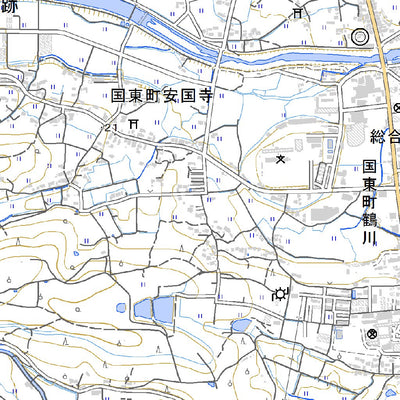503125 鶴川（つるがわ Tsurugawa）, 地形図