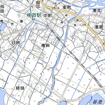 503130 椎田（しいだ Shiida）, 地形図
