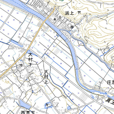503133 浜（はま Hama）, 地形図