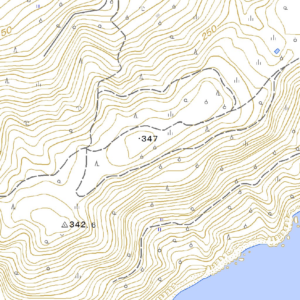 503157 祝島（いわいしま Iwaishima）, 地形図 Map by Pacific Spatial