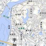503171 宇部（うべ Ube）, 地形図