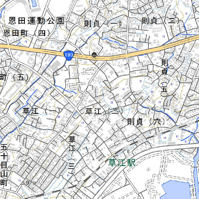 503172 宇部東部（うべとうぶ Ubetobu）, 地形図
