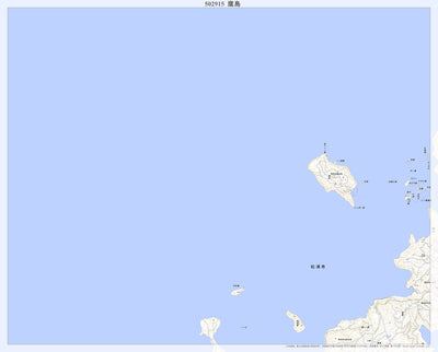 502915 鷹島（たかしま Takashima）, 地形図