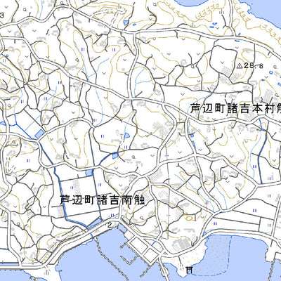 502956 芦辺（あしべ Ashibe）, 地形図