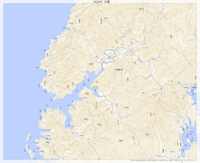 512952 三根（みね Mine）, 地形図