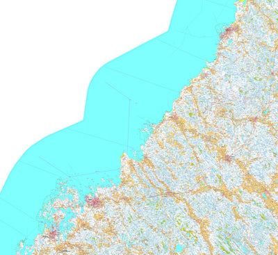 Finland 1:100k Map 10