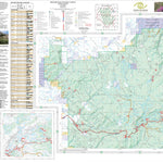 Medicine Bow National Forest Visitor Map - Snowy Range (North Half)