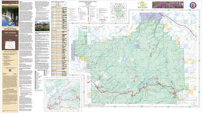 Medicine Bow National Forest Visitor Map - Snowy Range (North Half)
