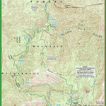 Snow Mtn from Crockett Camp trail map