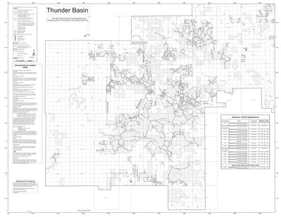 Thunder Basin National Grassland (South Half) - Douglas Ranger District - MVUM Preview 1
