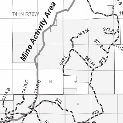 Thunder Basin National Grassland (South Half) - Douglas Ranger District - MVUM Preview 2