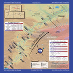 Tackle Shop North Platte Rvr. Fishing Map - Wyoming