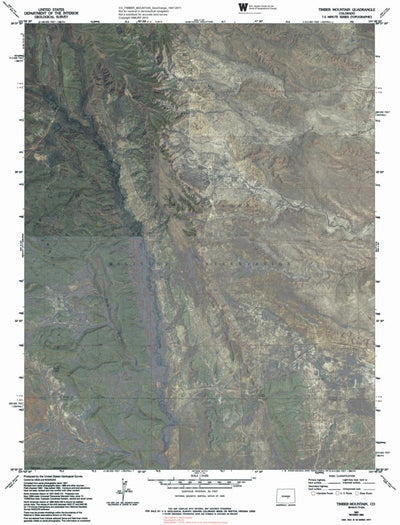 CO-TIMBER MOUNTAIN: GeoChange 1947-2011