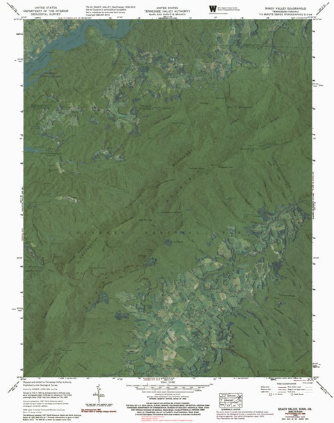 TN-VA-SHADY VALLEY: GeoChange 1938-2012