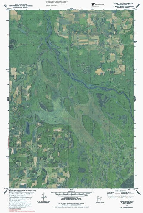 MN-CEDAR LAKE: GeoChange 1978-2013